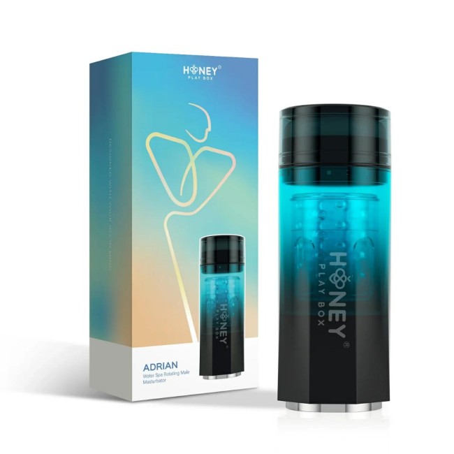 HoneyPlayBox – Adrian Rotacyjny Masturbator Wodny – Czarny