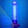 Strap On Me - Dildo Glow-Led fioletowy M - Zdjęcie 5