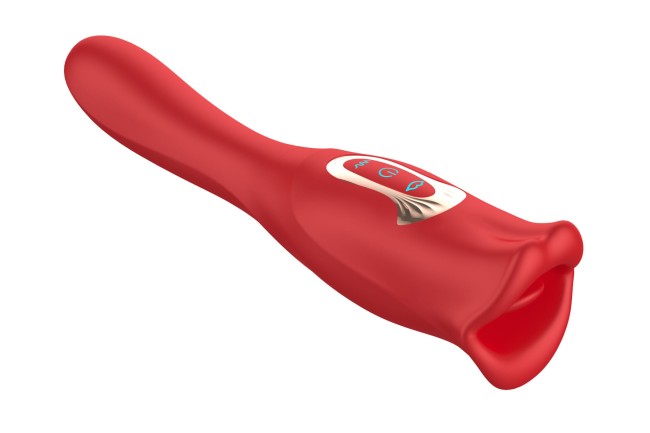 B Series Bite Mouth 2.0 dwustronny wibrator Ssący i Liżący