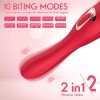 B Series Bite Mouth 2.0 dwustronny wibrator Ssący i Liżący - Zdjęcie 15