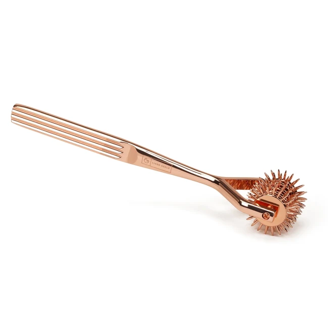 Liebe Seele Metalowe radełko Five-Row Pinwheel rose gold