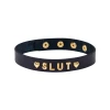 Liebe Seele choker Gold Word SLUT - Zdjęcie 1