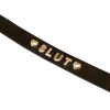 Liebe Seele choker Gold Word SLUT - Zdjęcie 3
