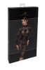 Sukienka midi rozm XL Noirelle Lace Corset Noir Handmade F375 - Zdjęcie 3