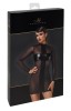 Sukienka mini rozm S Crossfire Mesh & Wetlook Noir Handmade F369 - Zdjęcie 3