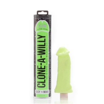 Zestaw do Odlewu Penisa Clone-A-Willy Green Glow in the Dark