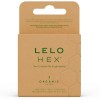 Prezerwatywy LELO HEX Organic ultra cienkie organiczne 3 szt lateks - Zdjęcie 1