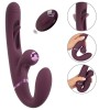 Javida podwójny wibrator RC Strapless Strap-On With Flicking Tongue - Zdjęcie 2