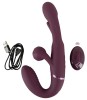 Javida podwójny wibrator RC Strapless Strap-On With Flicking Tongue - Zdjęcie 9