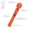 VIM Massager Sunrise Orange masażer wand - Zdjęcie 3
