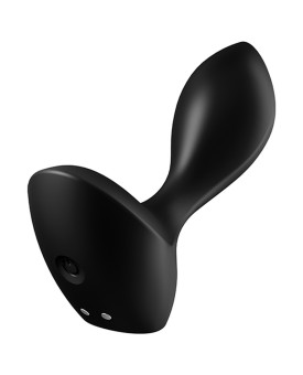 Wibrator analny korek Satisfyer Backdoor Lover Black mocne wibracje czarny