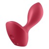 Wibrator analny korek Satisfyer Backdoor Lover Red mocne wibracje czerwony - Zdjęcie 1