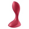 Wibrator analny korek Satisfyer Backdoor Lover Red mocne wibracje czerwony - Zdjęcie 2