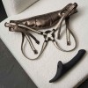 Leatherette Harness Desirous nowoczesna uprząż strap-on stabilna, komfortowa - Zdjęcie 6