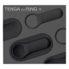 TENGA paiRING+ BLACK Pierścień wibrujący dla par czarny - Zdjęcie 2