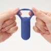 TENGA paiRING+ BLUE Pierścień wibrujący dla par niebieski - Zdjęcie 6