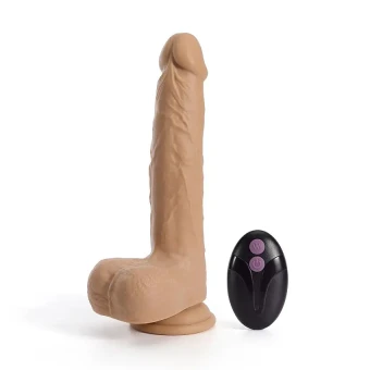 Honey Play Box Idalis — bezprzewodowe realistyczne dildo z pchnięciami 3 w 1