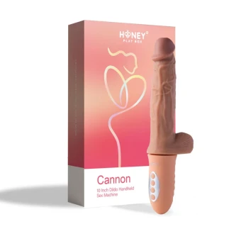 Honey Play Box CANNON — ręczna maszyna do seksu z dildo 25 cm