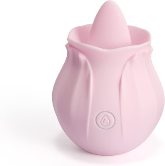Honey Play Box Nectar — różany wibrator z języczkiem do stymulacji łechtaczki