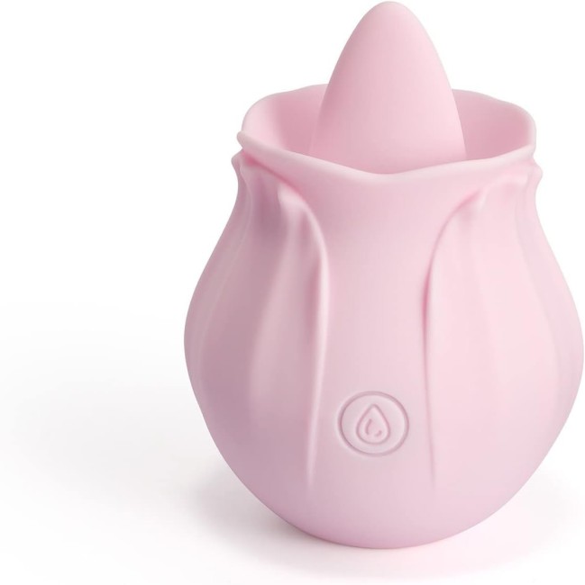 Honey Play Box Nectar — różany wibrator z języczkiem do stymulacji łechtaczki