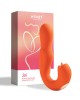 Honey Play Box Joi Pro – Rotating Head G-Spot Vibrator & Clit Licker z pilotem (Orange) - Zdjęcie 1