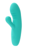 Skins Touch The Rabbit – Podwójny wibrator króliczek z aksamitnym silikonem FeelMe™ - Zdjęcie 4