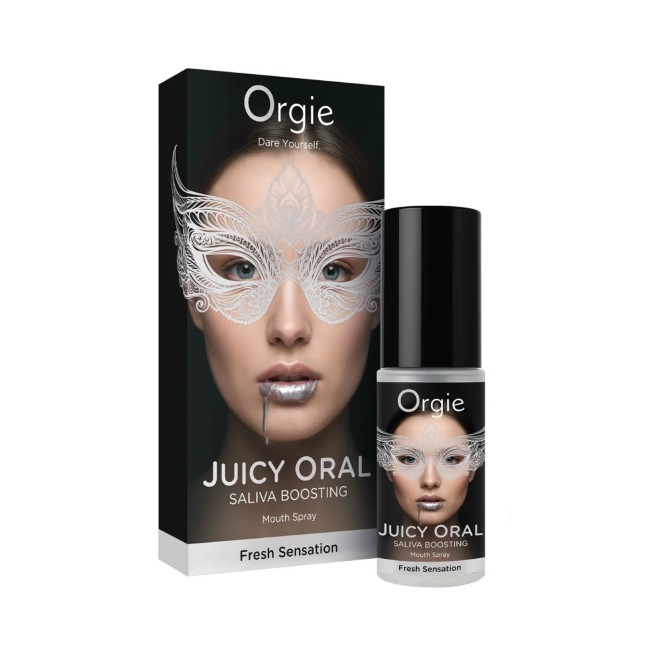 Orgie Juicy Oral — Saliva Boosting Mouth Spray 15 ml do seksu oralnego