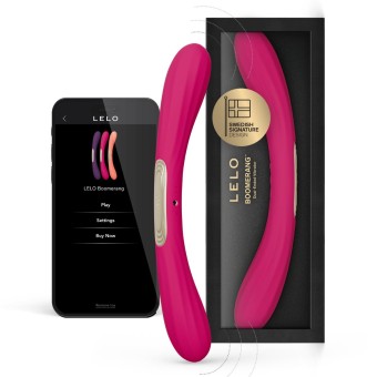 Wibrator podwójny LELO Boomerang Magenta silikonowy G-spot dla par różowy