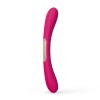 Wibrator podwójny LELO Boomerang Magenta silikonowy G-spot dla par różowy - Zdjęcie 2