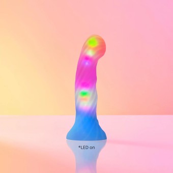 Love to Love - Silikonowe Dildo z Podświetleniem LED Candy Loop