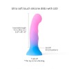 Love to Love - Silikonowe Dildo z Podświetleniem LED Candy Loop - Zdjęcie 4