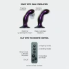 Strap-on-me Fingering & Vibrating fioletowe Dildo Wibrujące Ruch Posuwisty - Zdjęcie 4