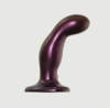 Strap-on-me Fingering & Vibrating fioletowe Dildo Wibrujące Ruch Posuwisty - Zdjęcie 8
