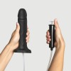 Strap On Me realistyczne dildo z wytryskiem czarne XL - Zdjęcie 1