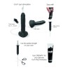 Strap On Me realistyczne dildo z wytryskiem czarne XL - Zdjęcie 4