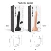 Strap On Me realistyczne dildo z wytryskiem czarne XL - Zdjęcie 5