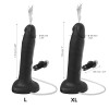 Strap On Me realistyczne dildo z wytryskiem czarne XL - Zdjęcie 6