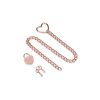 Liebe Seele Metal Chain Collar Rose Gold Metalowa Obroża z Kłódką choker - Zdjęcie 5