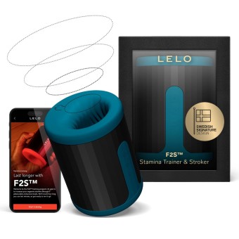 LELO F2S Inteligentny Masturbator Wibrujący Aplikacja Bluetooth niebieski