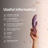 LELO INA Thrust Wibrator Króliczek Ruch Posuwisty Punkt G Aplikacja czarny - Zdjęcie 6
