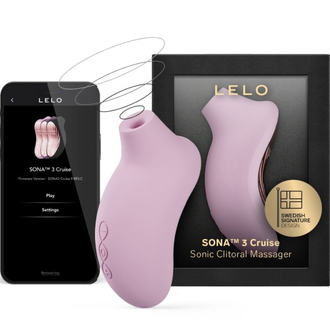 Lelo Sona 3 Cruise Soft Pink - Stymulator łechtaczki sterowany aplikacją