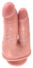 King Cock Double Penetrator Podwójne Dildo Przyssawka Strap-On 21 cm - Zdjęcie 1