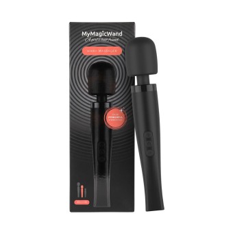 MyMagicWand Wand Medium Wibrator Masażer 28 Trybów Mocny Czarny USB