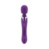 EasyToys Vibe Wand 2w1 Wibrator Rabbit 3 Silniki 10 Trybów Fioletowy USB - Zdjęcie 3