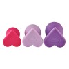 Love Signal Triple Heart Set 3 Korki Analne Silikonowe S M L Serce - Zdjęcie 7