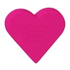 Love Signal Heart Plug Small Korek Analny Silikonowy Serce Mały Różowy - Zdjęcie 3
