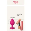 Love Signal Heart Plug Small Korek Analny Silikonowy Serce Mały Różowy - Zdjęcie 8