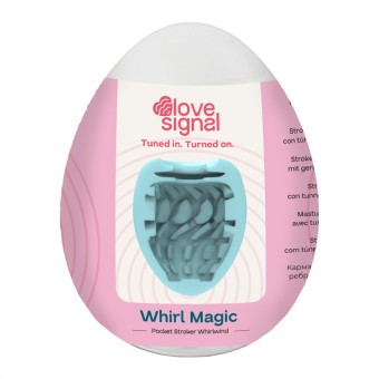 Love Signal Masturbator Whirl Magic Pocket Stroker jajeczko do Masturbacji