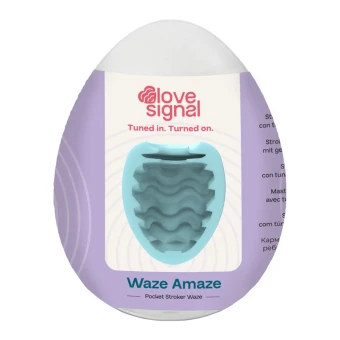 Love Signal Masturbator Waze Amaze Pocket Stroker jajeczko do Masturbacji