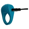 Love Signal Love Loop Wibrujący Pierścień Erekcyjny 10 Trybów USB Niebieski - Zdjęcie 4